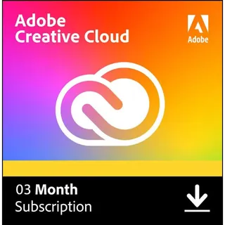 Adobe Creative Cloud Pro | 3-Month Subscription | 100GB Storage