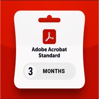 Adobe Acrobat Standard | 3-Month Subscription 