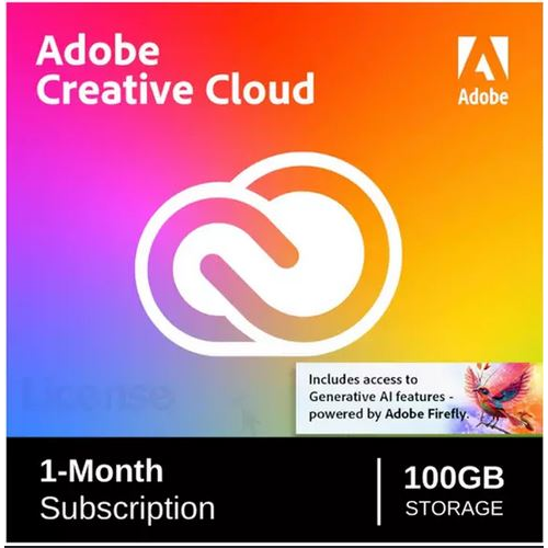 Adobe Creative Cloud | 1-Month Subscription | 100GB Storage - Design ...