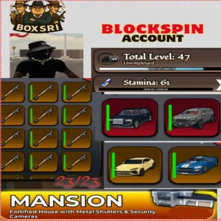 BLOCKSPIN ACCOUNT | READY TO PLAY ✅