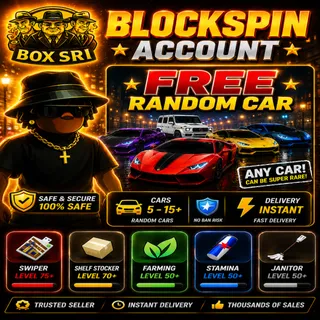 Blockspin – Ready-to-Play Account (1M–1.5M In-Game Cash)