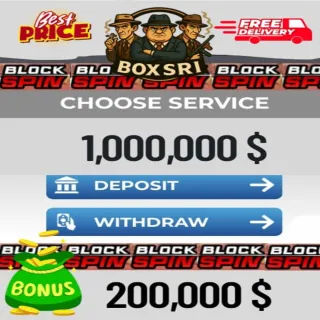 1M  Cash + 200k Bonus Blockspin