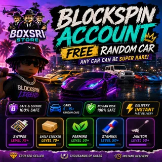 Blockspin – Ready-to-Play Account (2M–2.5M In-Game Cash)