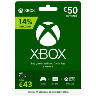 €50.00 EUR Xbox Gift Card