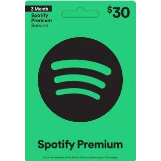 $30.00 Spotify USA