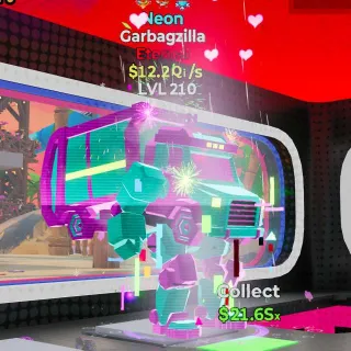 Neon Garbagzilla 3 traits