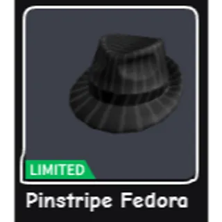 Pinstripe Fedora