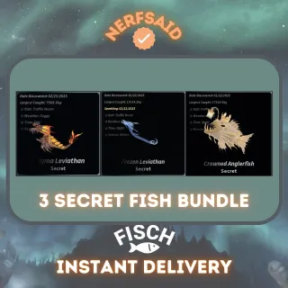 Secret Fish Bundle (MAGMA,FROZEN,CROWNED)