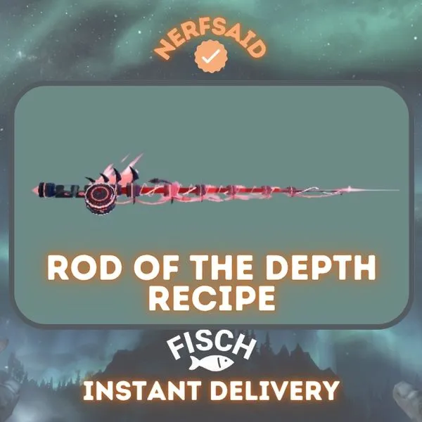 ROD OF THE DEPTH [RECIPE] | FISCH - Fisch Game Item - Gameflip