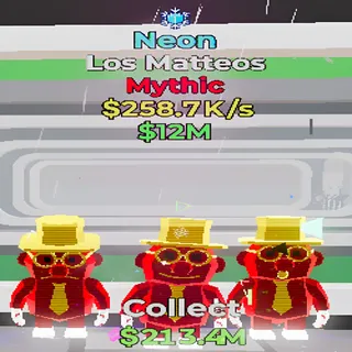 Los Matteos Neon 1 Trait Fortnite Steal the Brainrot