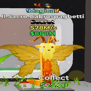 Il Sacro Cabrospaghetti Magical 2 Traits Fortnite Steal the Brainrot