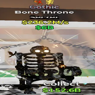 Bone Throne Gothic 2 Traits Fortnite Steal the Brainrot