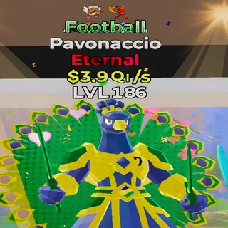 Pavonaccio Football 2 Traits Fortnite Steal the Brainrot