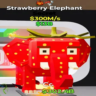 Strawberry Elephant 2 Traits Fortnite Steal The Brainrot