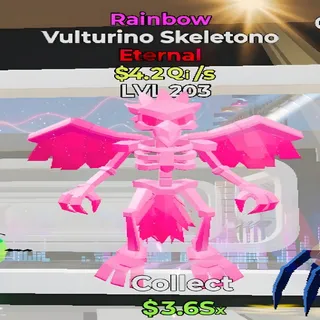Vulturino Skeletono Rainbow Fortnite Steal the Brainrot