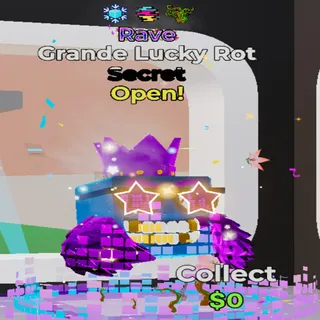 Grande Lucky Rot Rave 3 Traits Fortnite Steal the Brainrot