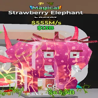 Fortnite Steal The Brainrot Magical Strawberry Elephant 2 Traits 555M/s