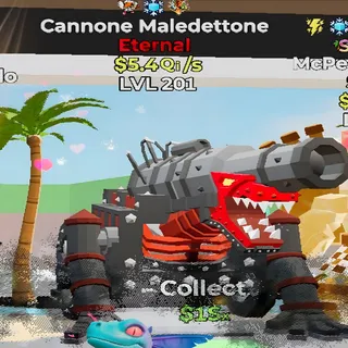 Cannone Maledettone 3 Traits Fortnite Steal the Brainrot