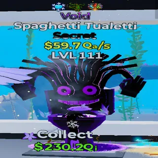 Spaghetti Tualetti Void 3 Traits Fortnite Steal the Brainrot
