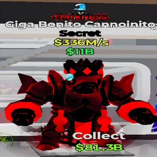 Giga Bonito Cannoinito Darkness 1 Trait Fortnite Steal the Brainrot