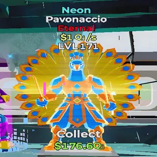 Pavonaccio Neon Fortnite Steal the Brainrot