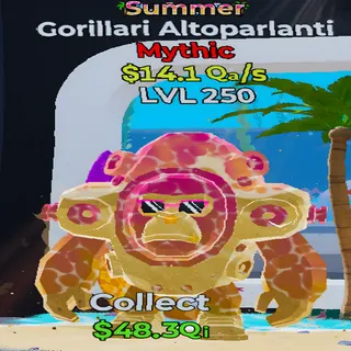 Gorillari Altoparlanti Summer Fortnite Steal the Brainrot