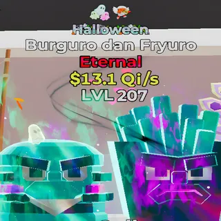 Burguro dan Fryuro Halloween 2 Traits Fortnite Steal the Brainrot