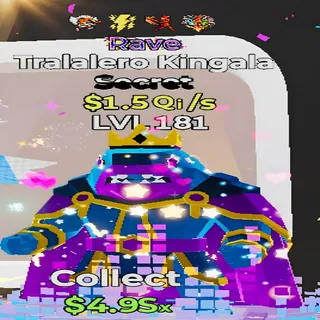 Tralalero Kingala Rave 4 Traits Fortnite Steal the Brainrot