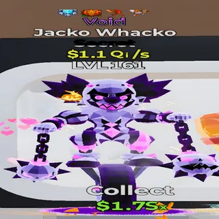 Jacko Whacko Void 4 Traits Fortnite Steal the Brainrot