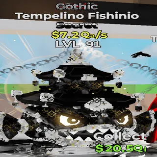 Tempelino Fishinio Gothic 7.2Qa/s lvl 91 Fortnite Steal the Brainrot