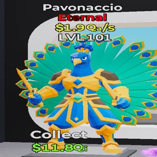 Pavonaccio 1.9Qa/s lvl 101 Fortnite Steal the Brainrot