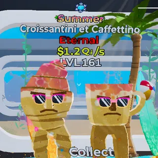 Croissantini et Caffettino Summer 1 Trait Fortnite Steal the Brainrot