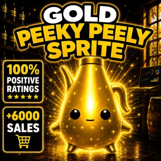 Gold Peeky Peely Sprite