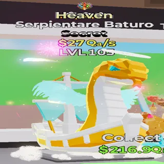 Serpientare Baturo Heaven 1 Trait 27Qa/s lvl 103 Fortnite Steal the Brainrot