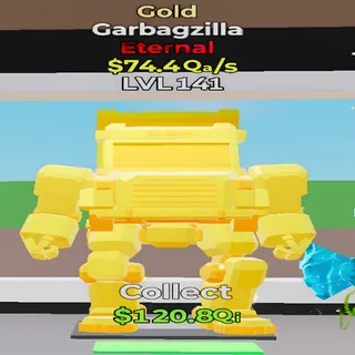 Garbagzilla Gold Fortnite Steal the Brainrot