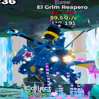 El Grim Reapero Rave 2 Traits Fortnite Steal the Brainrot