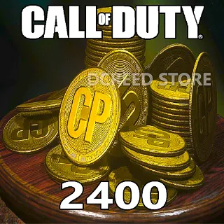 2400 COD POINTS