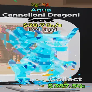 Cannelloni Dragoni Aqua 28.7Qa/s lvl 101 Fortnite Steal the Brainrot