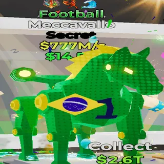 Meccavallo Football 3 Traits 777M/s lvl 1 Fortnite Steal the Brainrot
