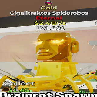 Gigalitraktos Spidorobos Gold 1 Trait Fortnite Steal the Brainrot