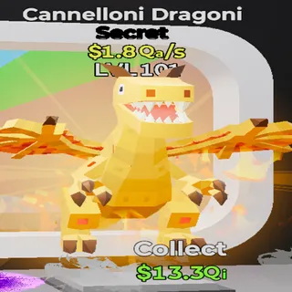 Cannelloni Dragoni 1.8Qa/s lvl 101 Fortnite Steal the Brainrot
