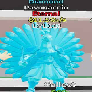 Pavonaccio Diamond 11.5Qa/s lvl 111 Fortnite Steal the Brainrot