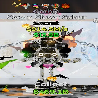 Clown Clown Sahur Gothic 5 Traits Fortnite Steal the Brainrot