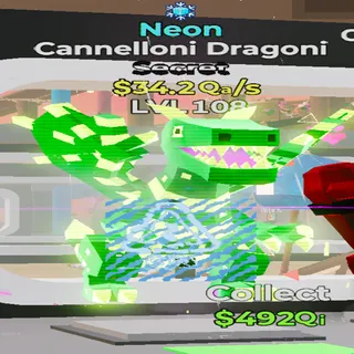 Cannelloni Dragoni Neon 1 Trait 34.2Qa/s lvl 108 Fortnite Steal the Brainrot