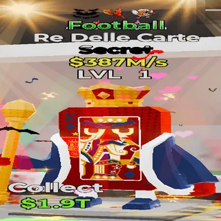 Re Delle Carte Football 3 Traits 387M/s lvl 1 Fortnite Steal the Brainrot