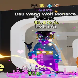 Bau Wang Wolf Monarca Rave 4 Traits Fortnite Steal the Brainrot