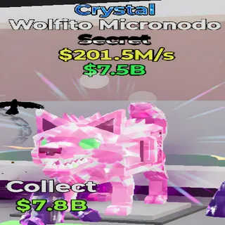 Wolfito Micronodo Crystal Fortnite Steal the Brainrot