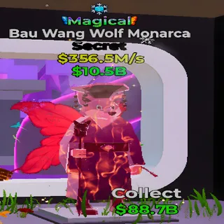 Bau Wang Wolf Monarca Magical 1 Trait Fortnite Steal the Brainrot