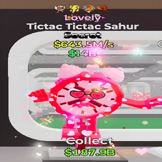 Tictac Tictac Sahur Lovely 4 Traits Fortnite Steal the Brainrot