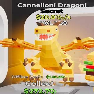Cannelloni Dragoni 20.8Qa/s lvl 139 Fortnite Steal the Brainrot